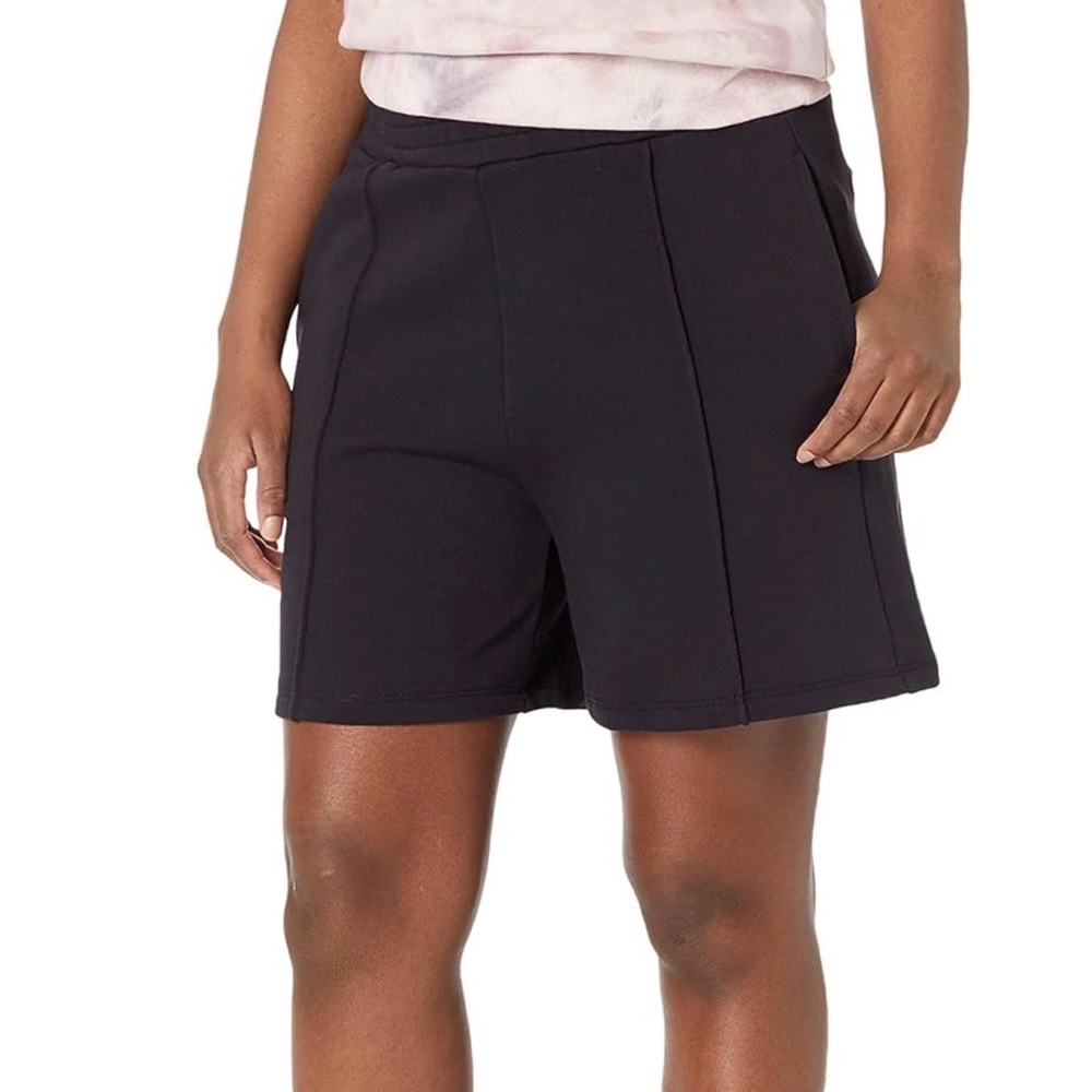 Rebecca Taylor Black Tailored Terry Cloth Shorts Large